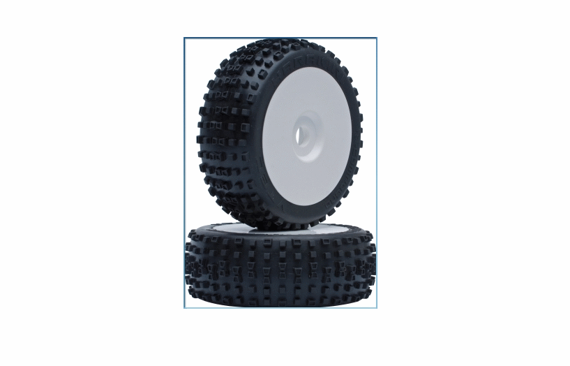 LRP Vtec1/8 Offroad Harakiri Buggy Super Soft , glued on Rim