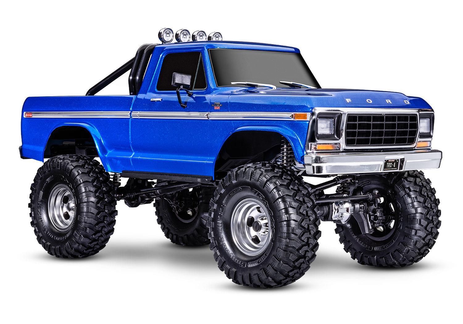 TRAXXAS TRX-4 FORD F150 TRUCK 1979 HIGH TRAIL EDITION - BLUE (No battery/charger)