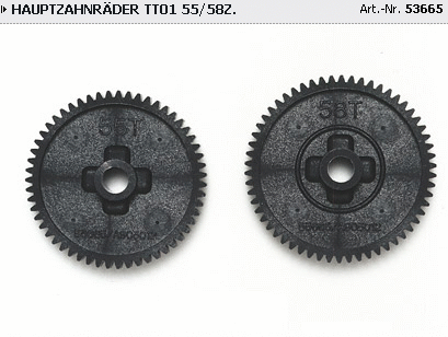 Tamiya TT-01 Spur Gear Set (55T/58T)